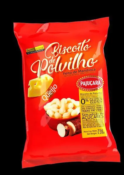 Biscoito polvilho pajuçara queijo s/g zero lactose 35g