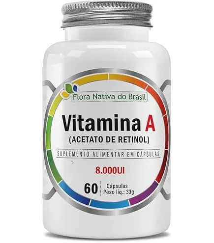 Vitamina a (retinol) 8.000 ui 60 caps