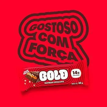 Barra de proteína bombom crocante 40g bold