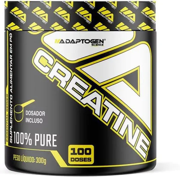 Creatina 100% pura 300g  adaptogen science