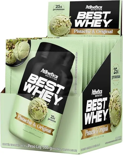 Best whey sachê pistache & original 37g