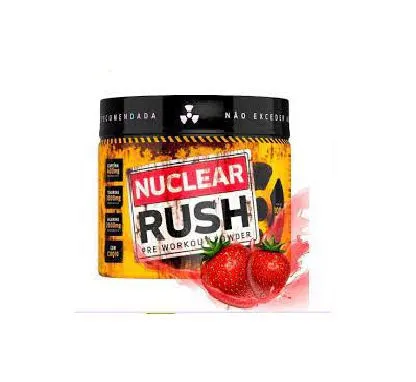 Pre treino nuclear rush body action morango 100g
