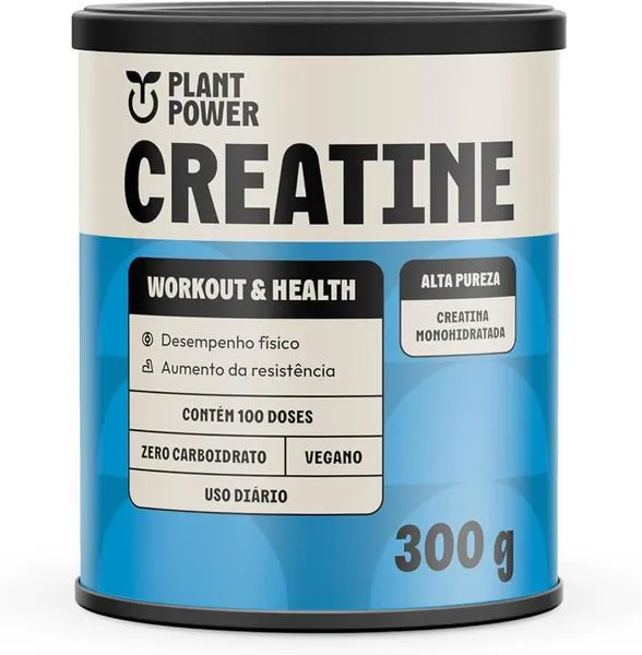 Creatina monohidratada plant power 300g