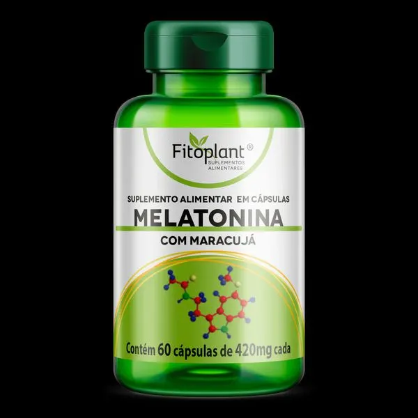 Melatonina 420mg 60 caps fitoplant