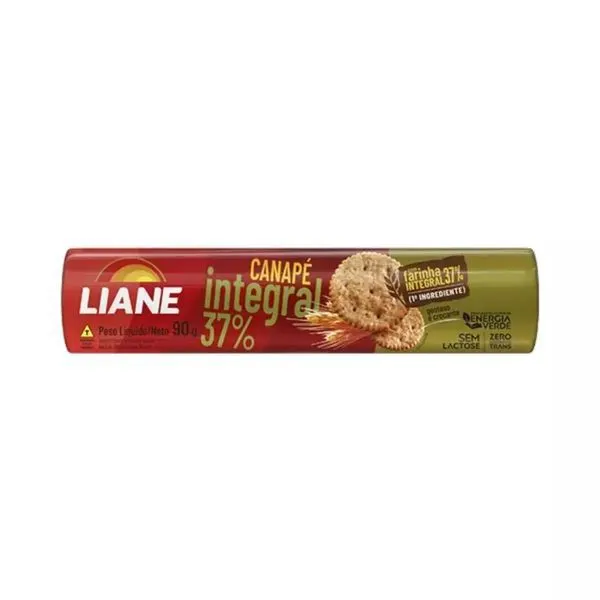 Biscoito cracker sem lactose 90g integral liane