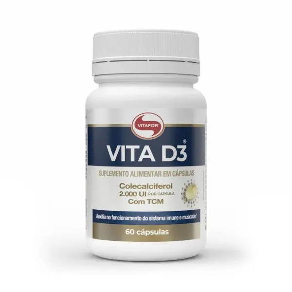 Vita d3 60 capsulas vitafor