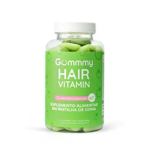 Gummy hair vitamin maçã verde 60 gomas