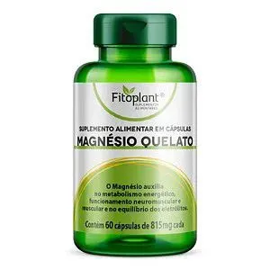Magnésio quelato 815 mg 60 caps fitoplant
