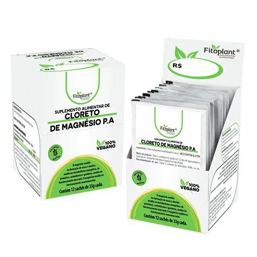 Cloreto de magnésio pa 33g fitoplant