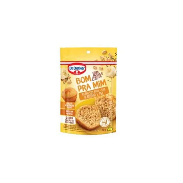 Mistura p/ bolo oetker 50gr banana aveia e chia zero