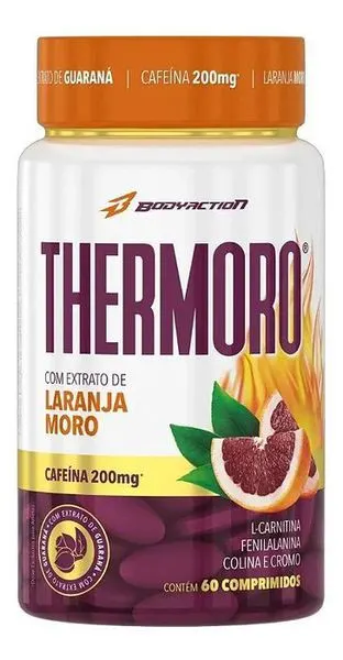 Thermoro laranja moro 60 caps bodyaction