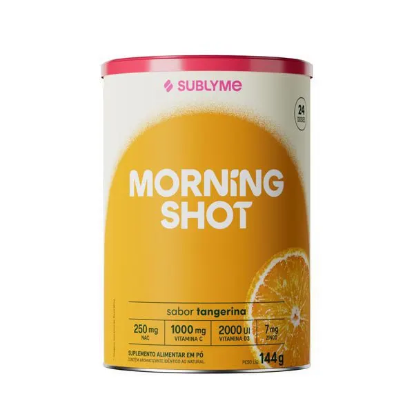 Morning shot pote tangerina 144g- sublyme