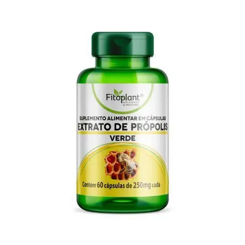 Extrato de própolis 500mg 60 caps fitoplant