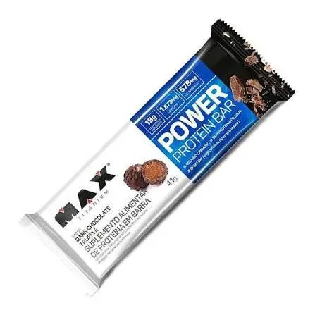 Barra de proteína 41g dark chocolate truffle  max titanium