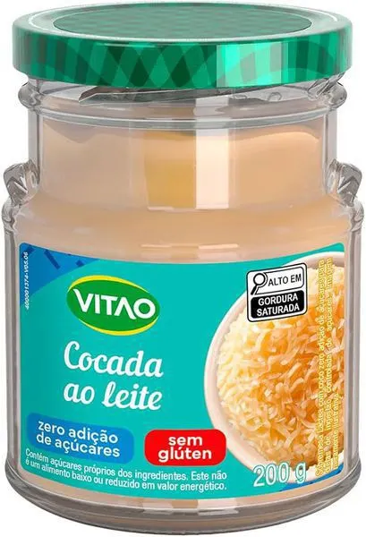Cocada ao leite vitao 200g