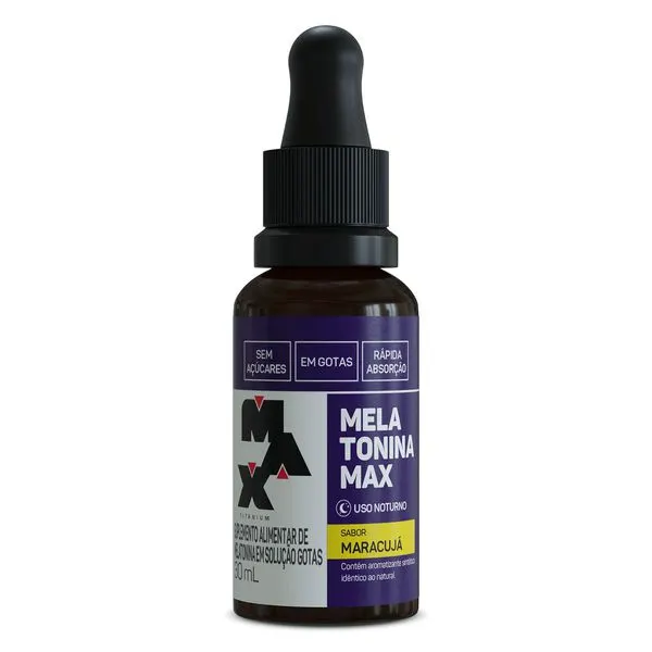 Melatonina 30ml maracujá max titanium