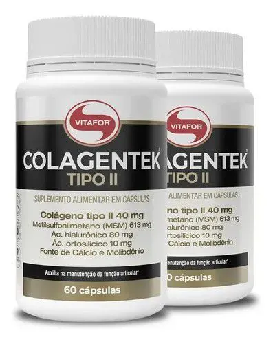 Colagentek tipo 2 vitafor  60caps