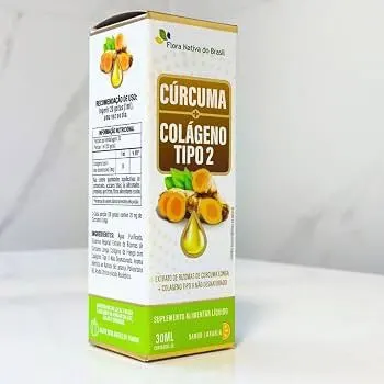 Cúrcuma + colágeno tipo ii gotas 30ml fnb