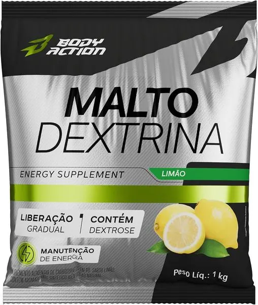 Maltodextrina limão 1kg bodyaction