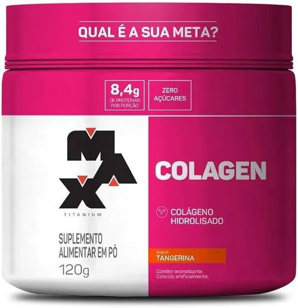 Colagen pote 120g tangerina max titanium